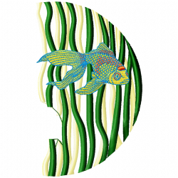 Fishes Embroidery Design 1 Fishes Embroidery Design 1
